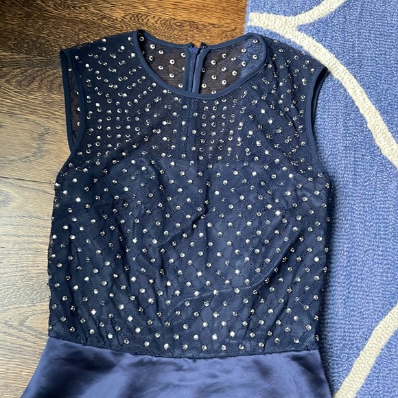 NWT Reiss Mari Sequin Skater Dress Size 0 - Picture 4 of 7